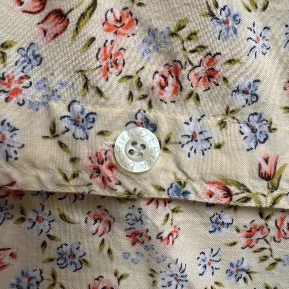 Vintage Erika & Co.Floral button-down top - Picture 5 of 5